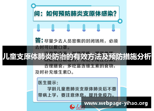 儿童支原体肺炎防治的有效方法及预防措施分析 儿童支原体肺炎防治的有效方法及预防措施分析